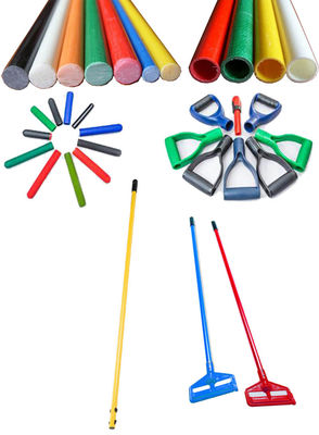 Pultruded round frp tube/pipe for mop handle, mop fiber glass handles (Пултрудированная круглая FRP труба/труба для рукоятки для мопы, рукоятки из стеклянных волокон мопы)